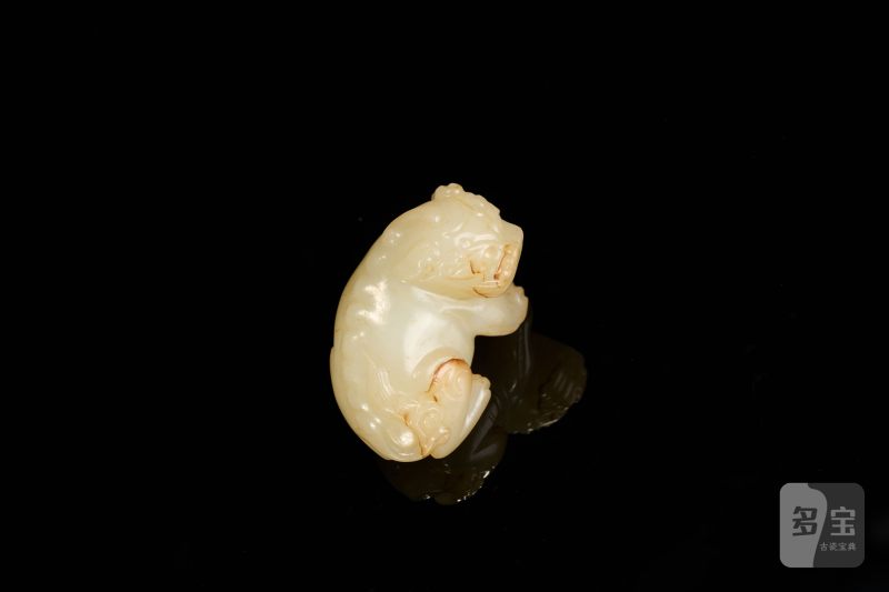 Lot1066 清 白玉狮子 - 图5